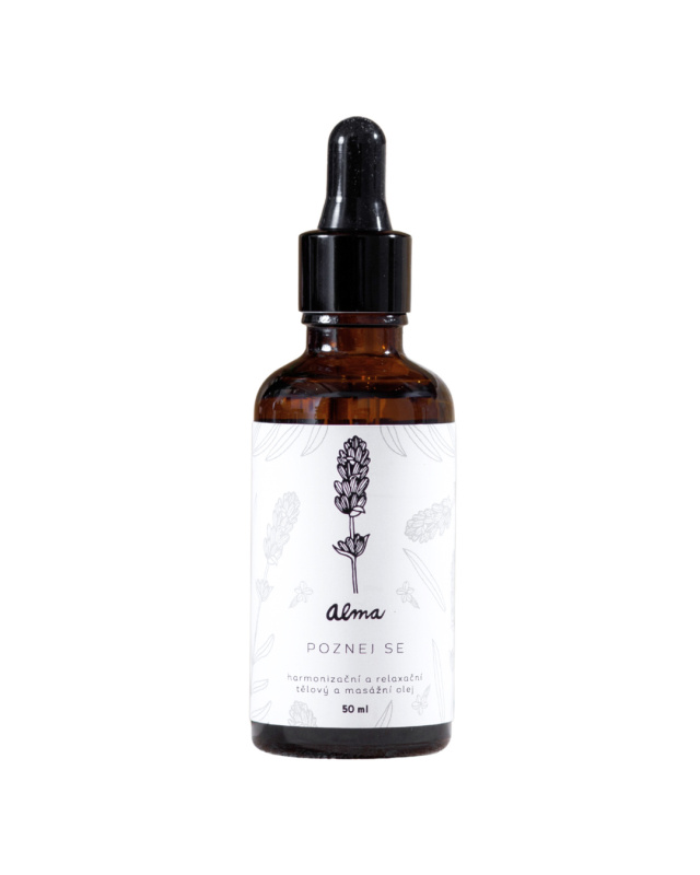 Alma Relaxační tělový a masážní olej Poznej se 50 ml