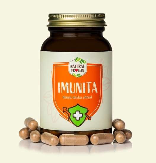 Natural Protein Imunita +, Natural Protein, 60 kapslí