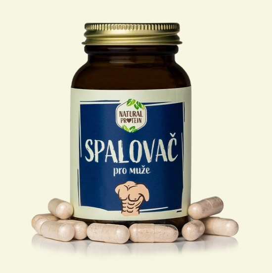 Natural Protein Spalovač tuků pro muže, Natural Protein, 60 kapslí