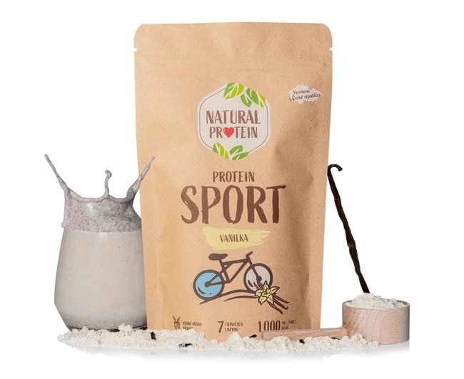 Natural Protein Sport- vanilka, 350g