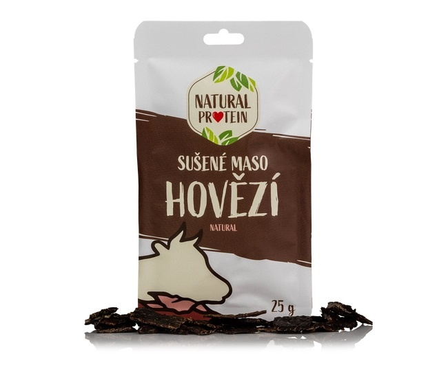 Natural Protein Sušené maso hovězí, 25g