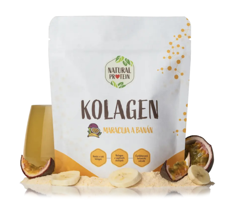 Kolagen Natural Protein - Maracuja a banán Hmotnost: 12 g