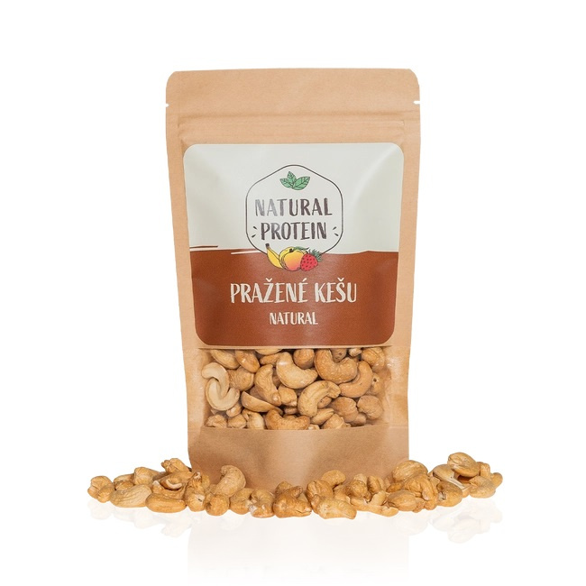 Natural Protein Kešu pražené Natural, Natural Protein, 250 g