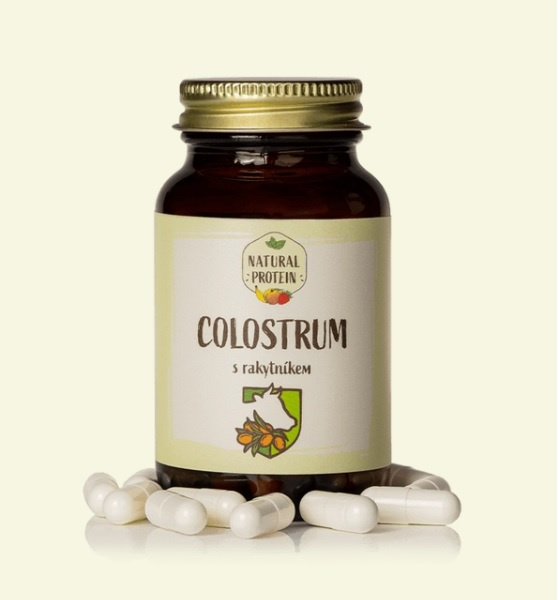 Natural Protein Colostrum, Natural Protein, 60 kapslí