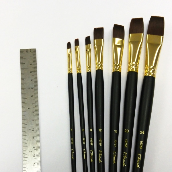 Štětec plochý č.1075F, vel.4