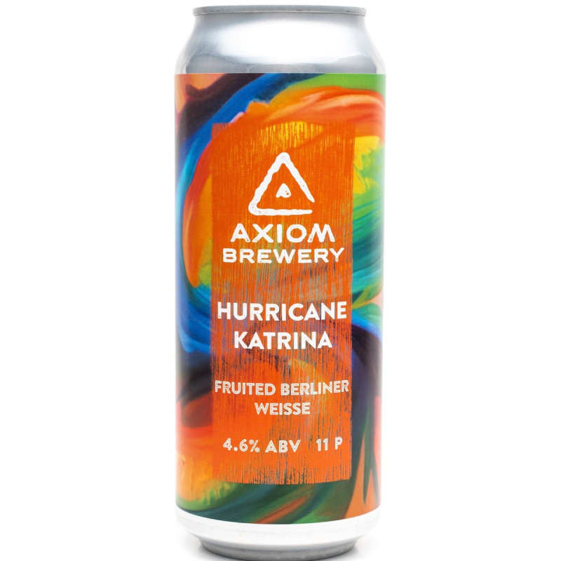 Axiom Brewery Hurricane Katrina Pivo plech