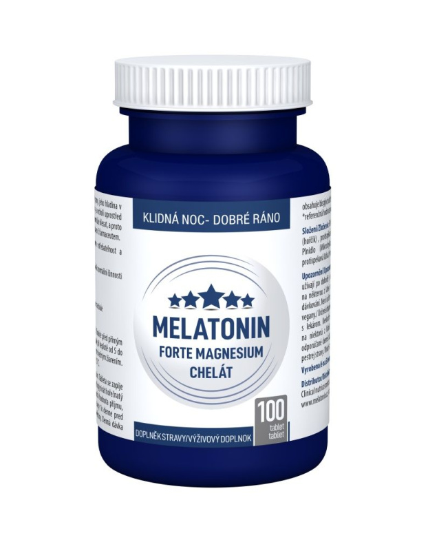 CLINICAL Melatonin forte magnesium chelát 100 tablet
