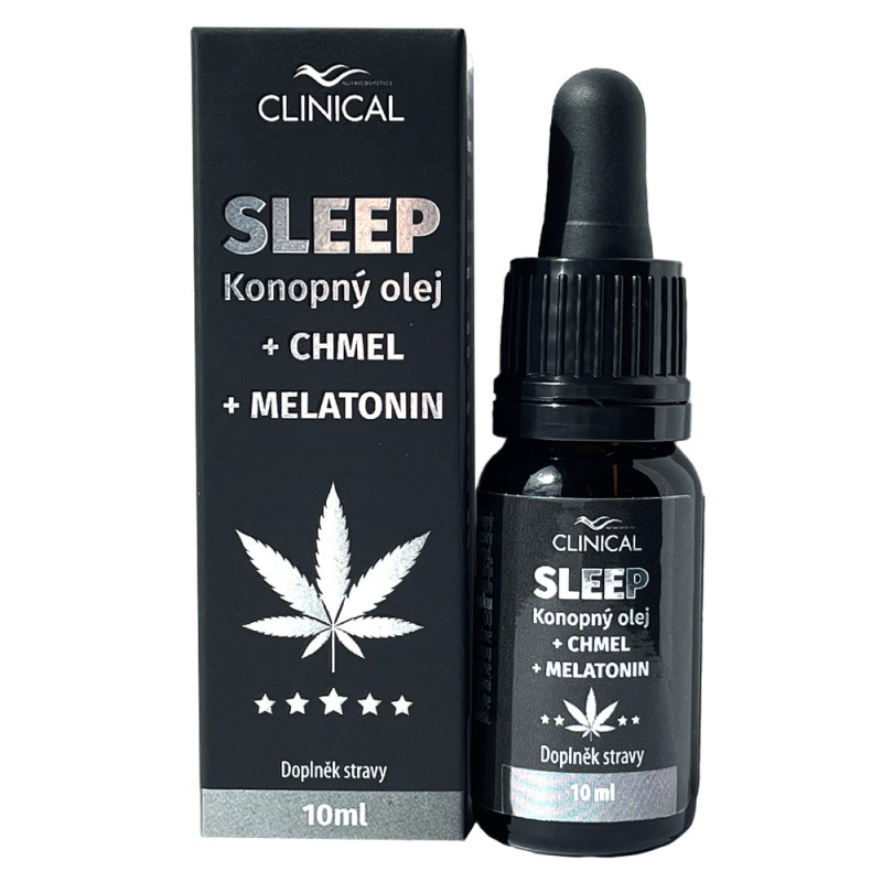 SLEEP konopný olej+chmel+melatonin 10ml