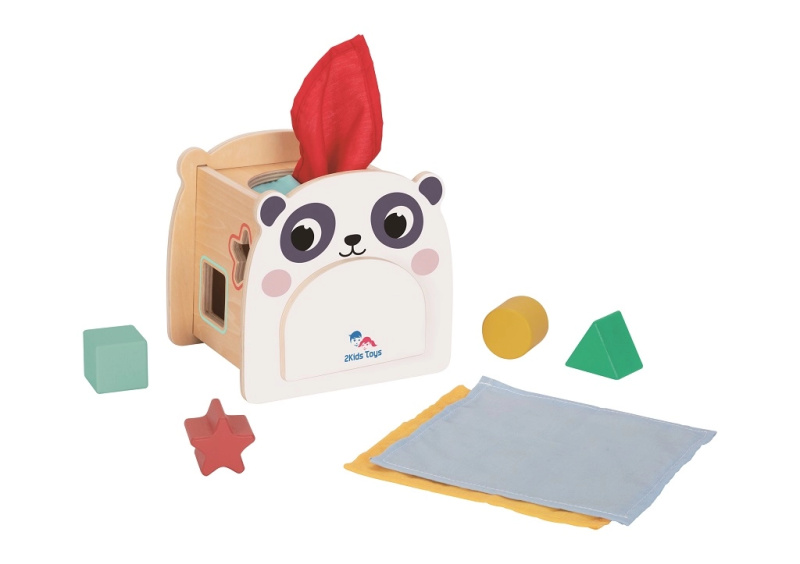 Motorická kostka Panda od 2Kids Toys