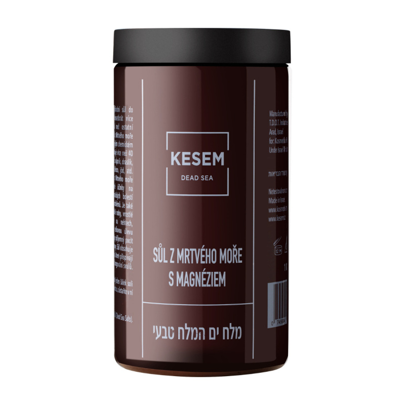 KESEM Dead sea Sůl z Mrtvého moře s magnéziem, 1 kg