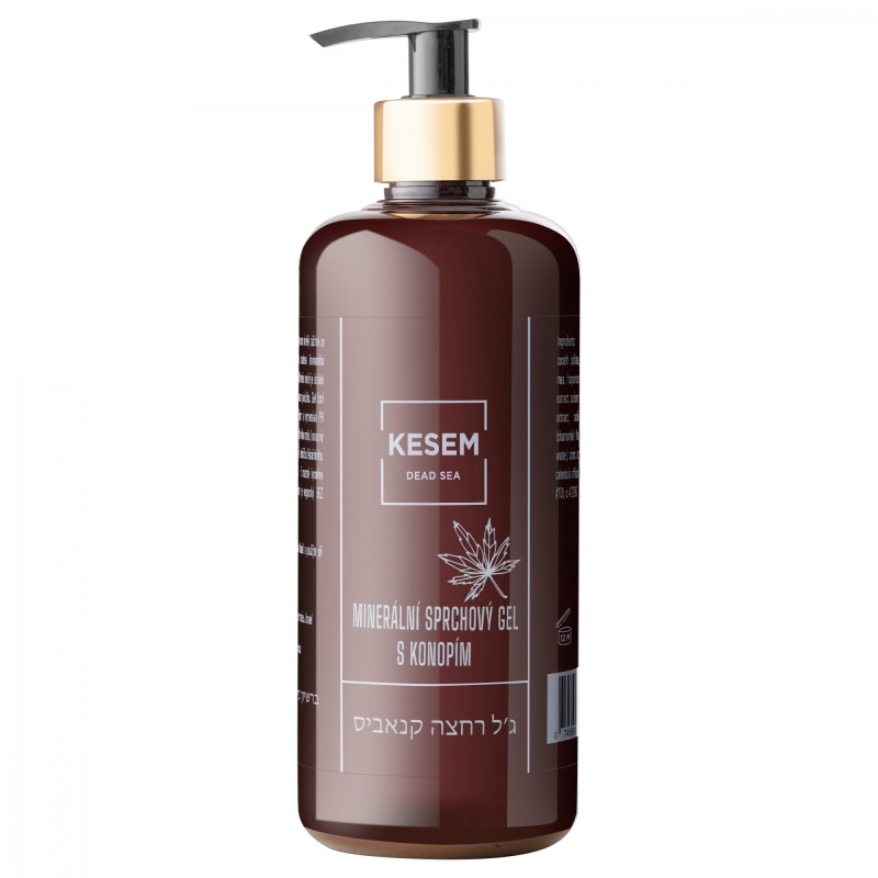 KESEM Dead sea Minerální sprchový gel s konopím, 500 ml