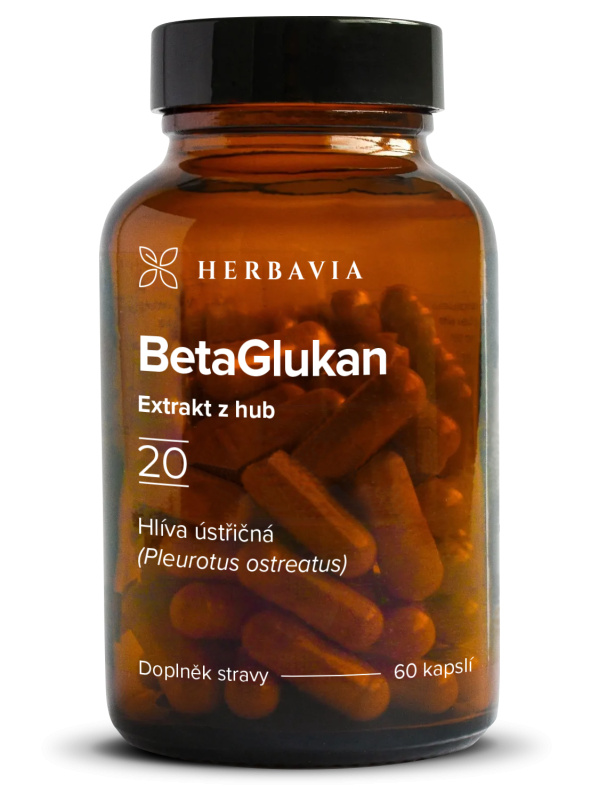 Herbavia Beta 1,3D glukan, 60 kapslí
