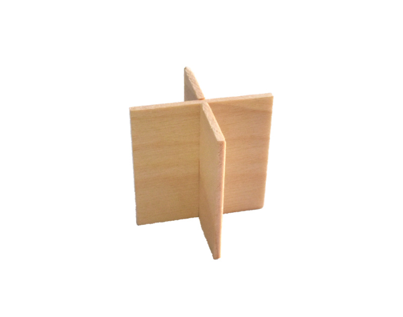 EcoPack Dřevěný distanční stojánek do pizza krabic 3 cm bal/100 ks Balení: 100