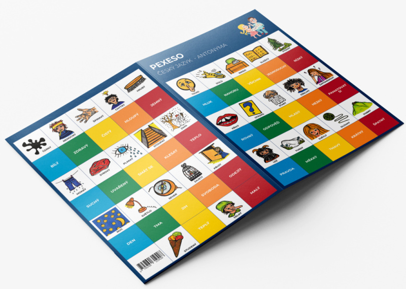 Pexeso - Český jazyk - Antonyma