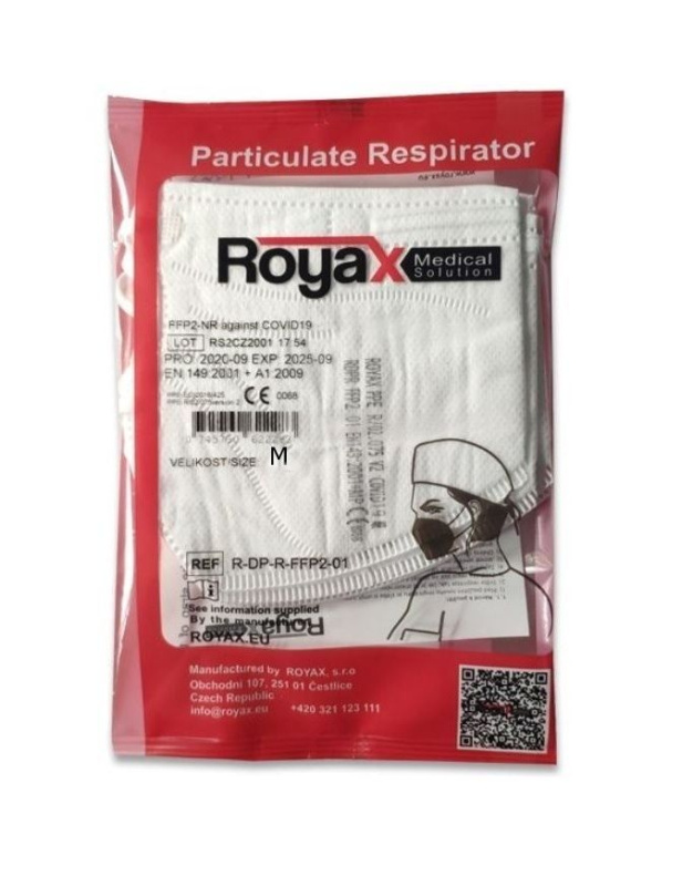 Royax - respirátor FFP2 - velikost M, 5 ks
