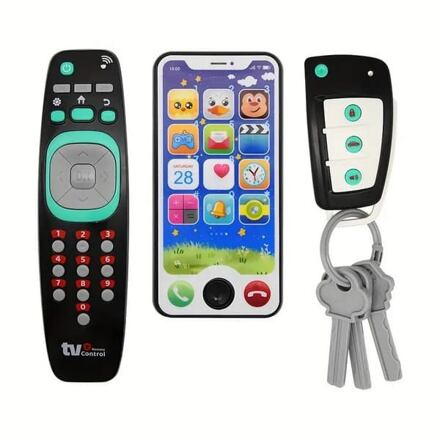 Bavytoy Dětský set - ovladač, mobil a klíče