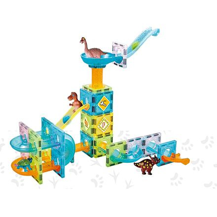 Bavytoy Magnetická stavebnice Dinosaurus 74 ks