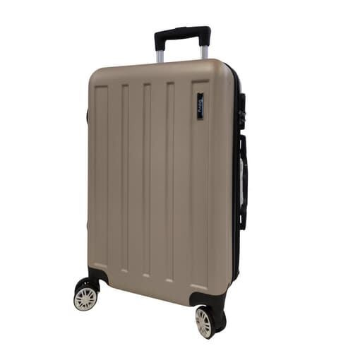 Bavy Cestovní kufr skořepinový 20" Gold beige