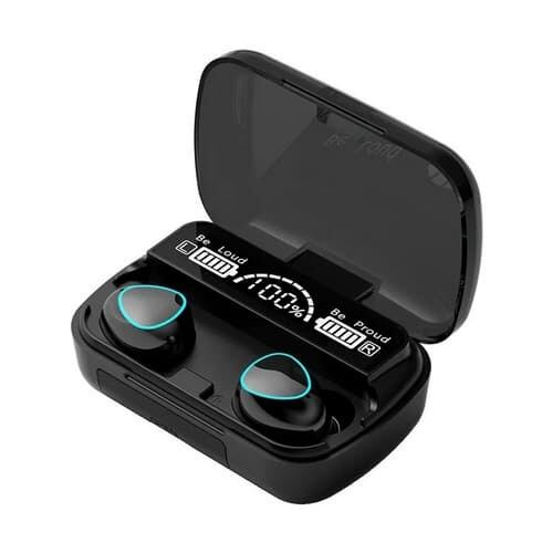 Bluetooth sluchátka s mikrofonem černé