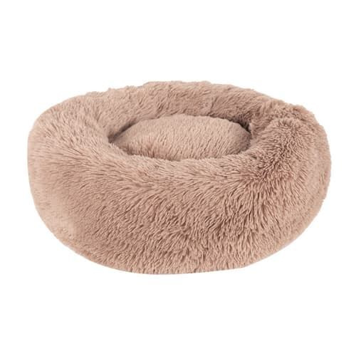 Plyšový pelíšek pro domácí mazlíčky 50cm, světle hnědý