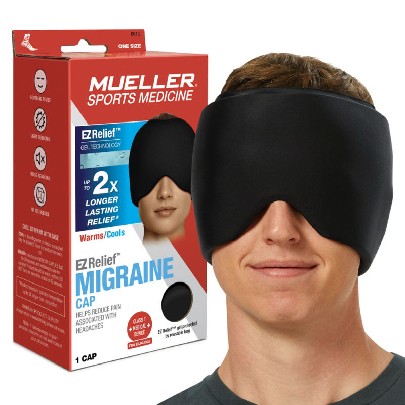 MUELLER® EZ Relief™ Gelová čepice proti migréně a bolesti hlavy