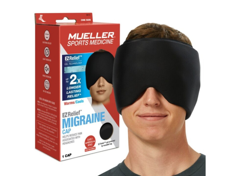 MUELLER® EZ Relief™ Gelová čepice proti migréně a bolesti hlavy