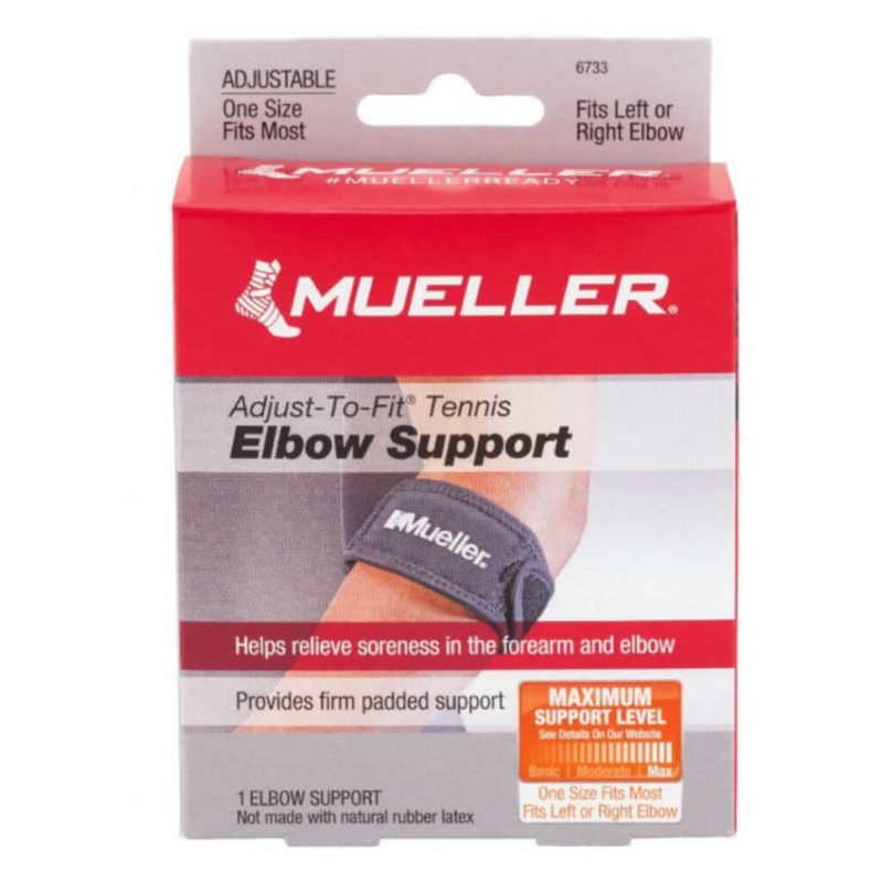 Mueller Adjust-to-fit tennis elbow support,pásek na tenisový loket s gelovým polštářkem