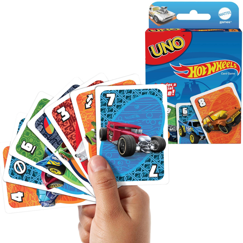 Mattel UNO Hot Wheels speciální edice