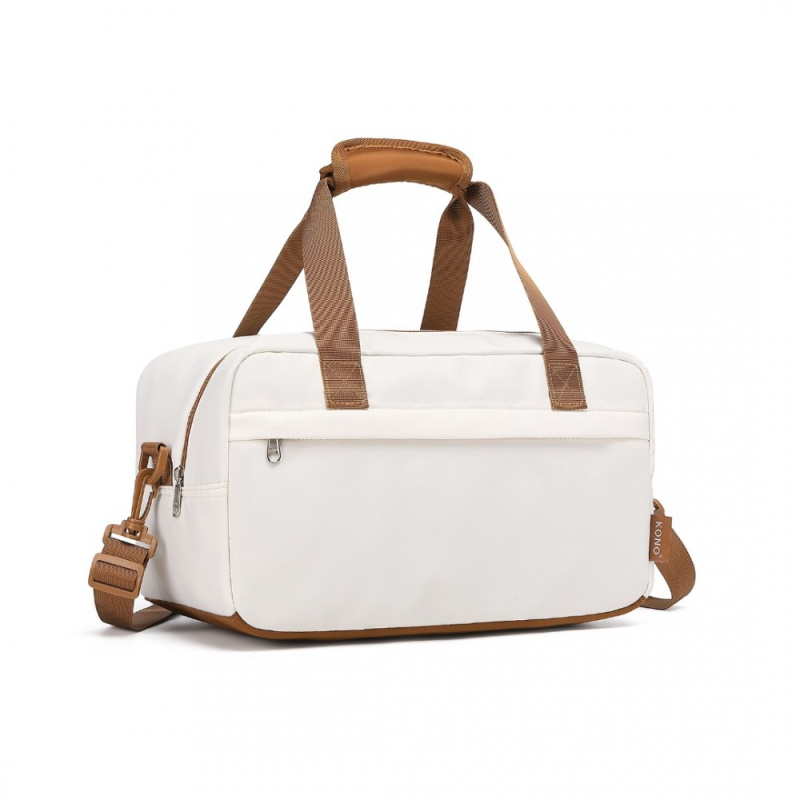 Kono lehká voděodolná cestovní taška 14L - béžovo-hnědá