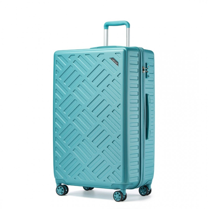 Kono 2495 Kufr Spinner 75cm Světle modrý ABS/Polykarbonát