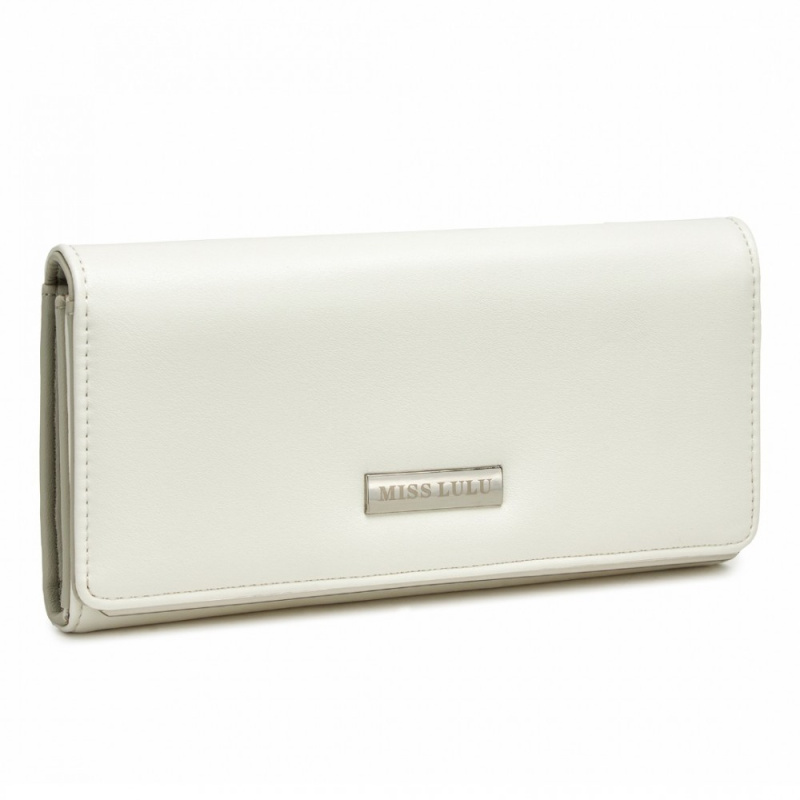 Dámská elegantní peněženka Miss Lulu - bílá