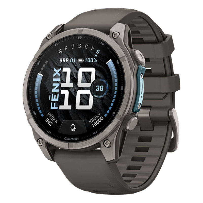 GARMIN fenix 9 47mm Tit/PebbleGray SB chytré hodinky