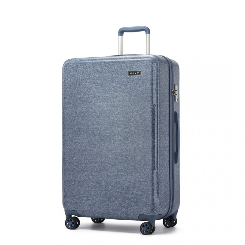Kono KSK2494 Kufr spinner 75m Modrá Denim ABS/Polykarbonát