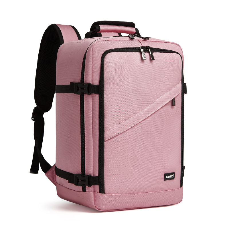 Univerzální kabinový batoh KONO BPK2531 - růžový - 20L - 25x20x40 cm