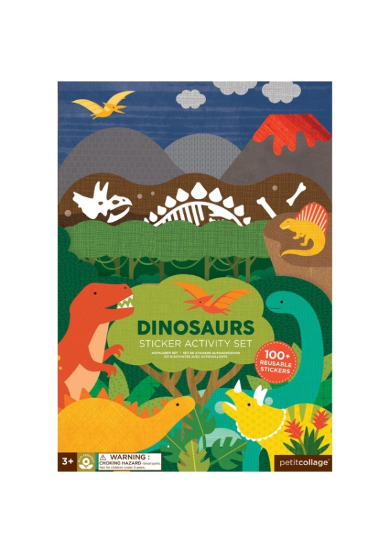 Petitcollage kreativní samolepky Dinosauři