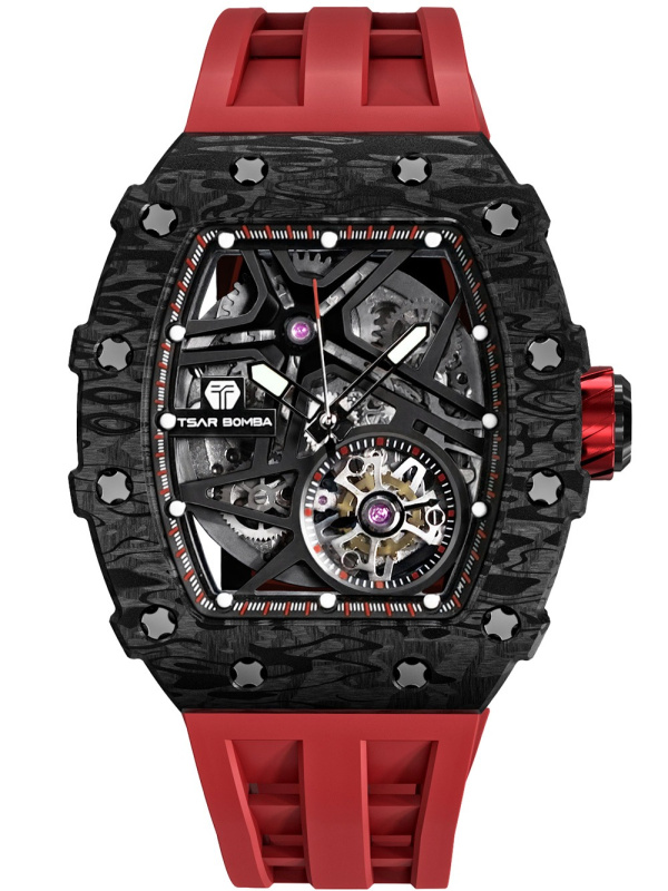 Tsar Bomba TB8209CF-02 Elementar Carbon Fiber Automatic 44mm 5ATM