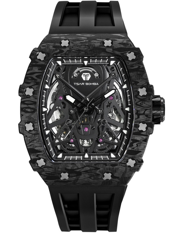 Tsar Bomba TB8207CF-01 Elementar Carbon Fiber Automatic 44mm 5ATM