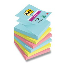 3M Post-it - silně lepicí Z-bloček - 76 x 76 mm, 6 x 90 l., Cosmic