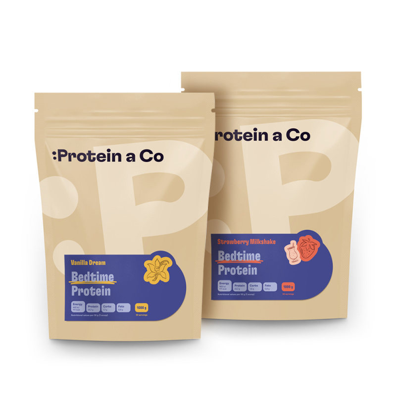 Protein&Co BEDTIME PROTEIN 2 kg - jahoda