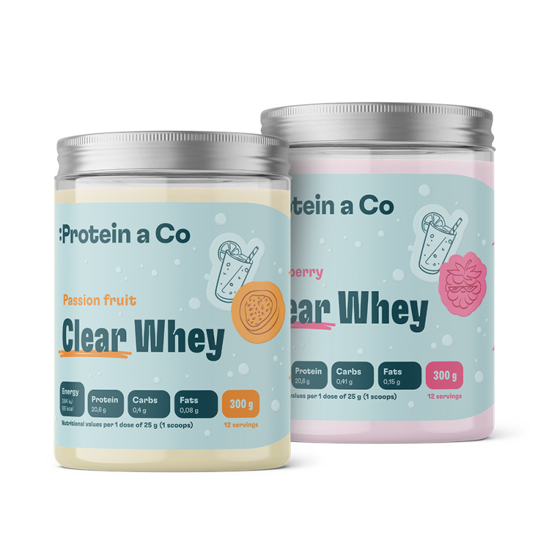 Protein&Co Clear Whey Protein Isolate 600 g - jablko