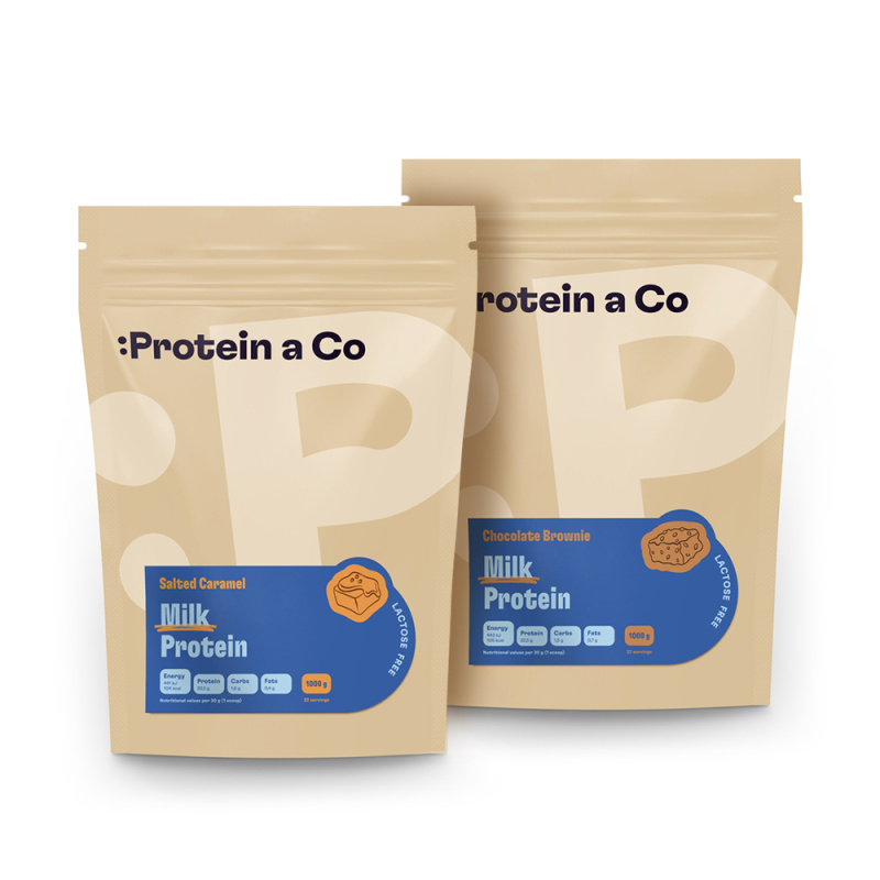 Protein&Co MILK PROTEIN bezlaktózový 2 kg - čokoláda