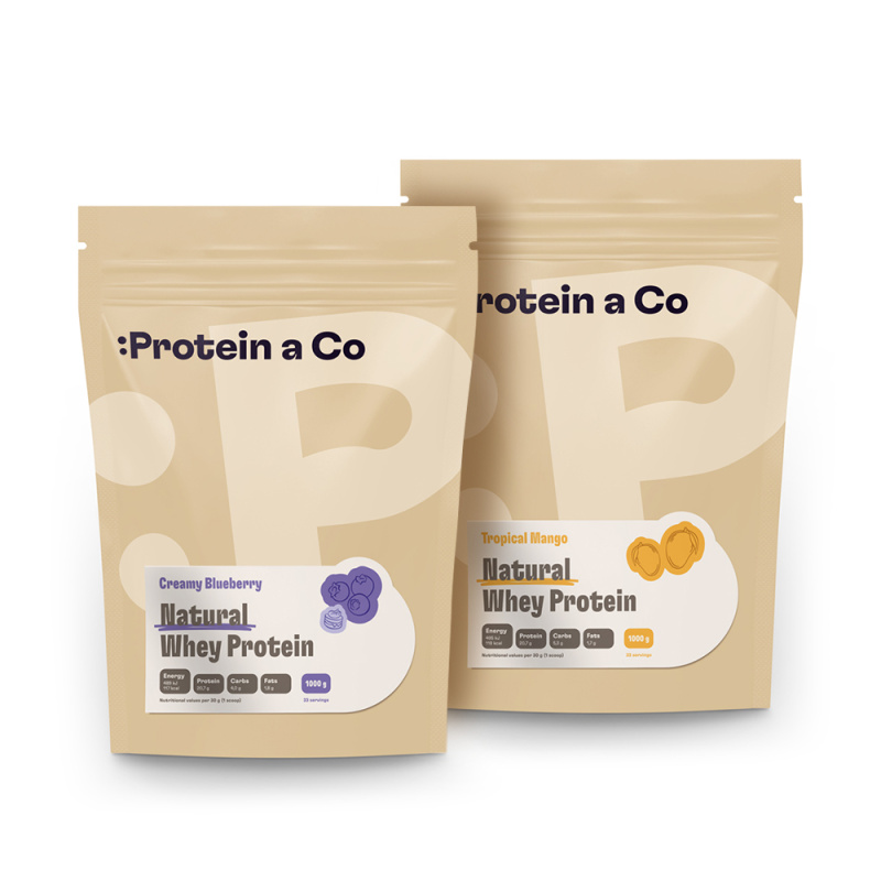 Protein&Co NATURAL WHEY PROTEIN 2 kg - kakao