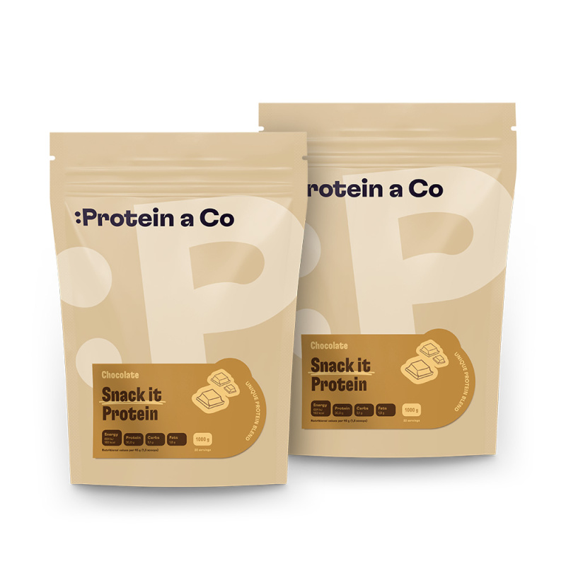 Protein&Co SNACK IT Protein 1 kg + 1 kg Čokoláda