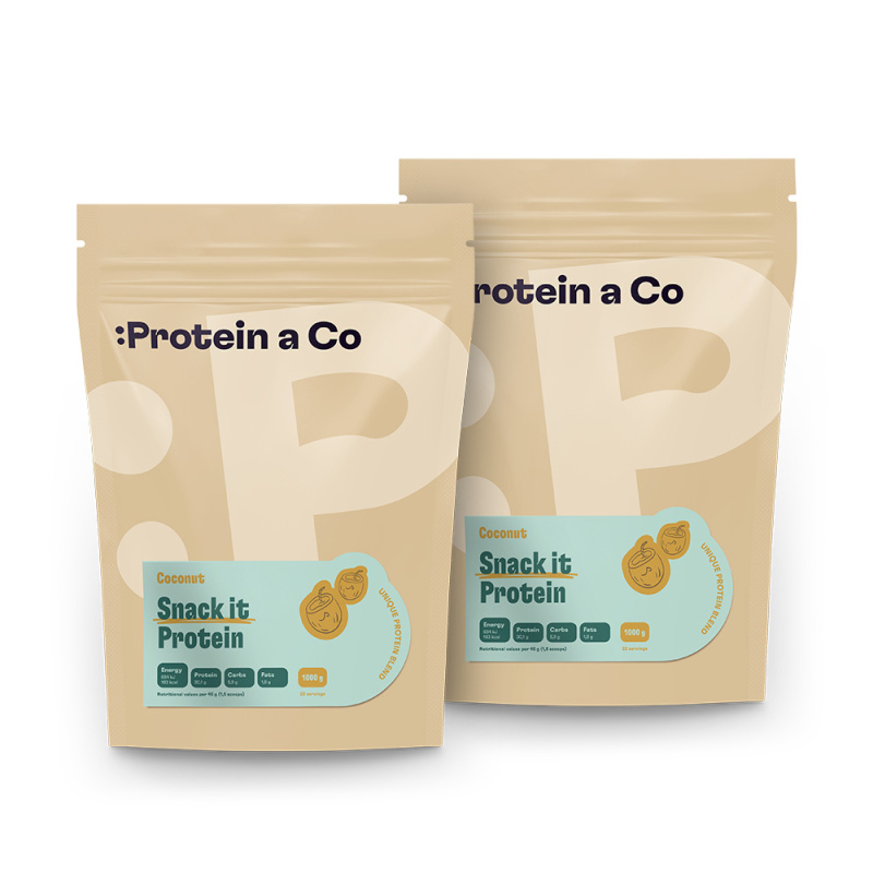 Protein&Co SNACK IT Protein 1 kg + 1 kg Kokos