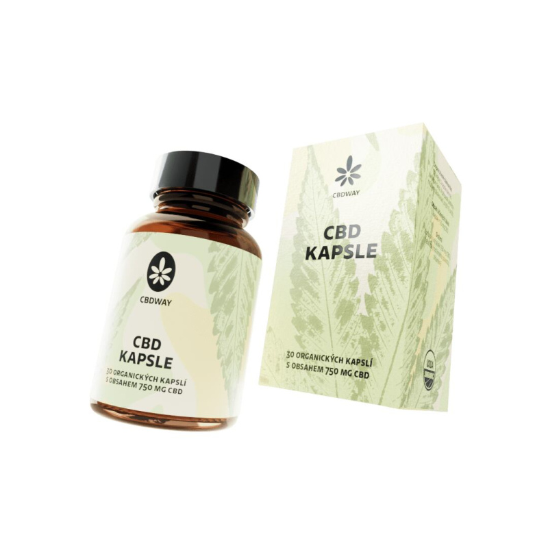 CBD Softgels - kapsle obsah cbd 750 mg