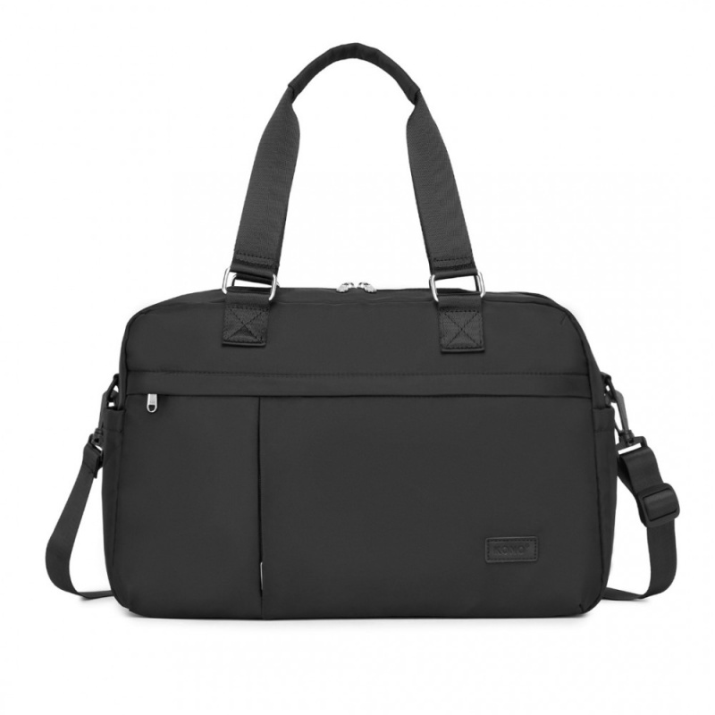 Kono TVK2430 Multifunkční cestovní taška Černá 43cm Rozšiřitelná