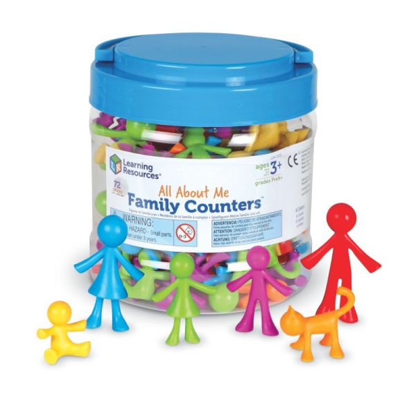Learning Resources – Počítací figurky Moje rodina (All About Me Family Counters) - 72 ks Learning Resources