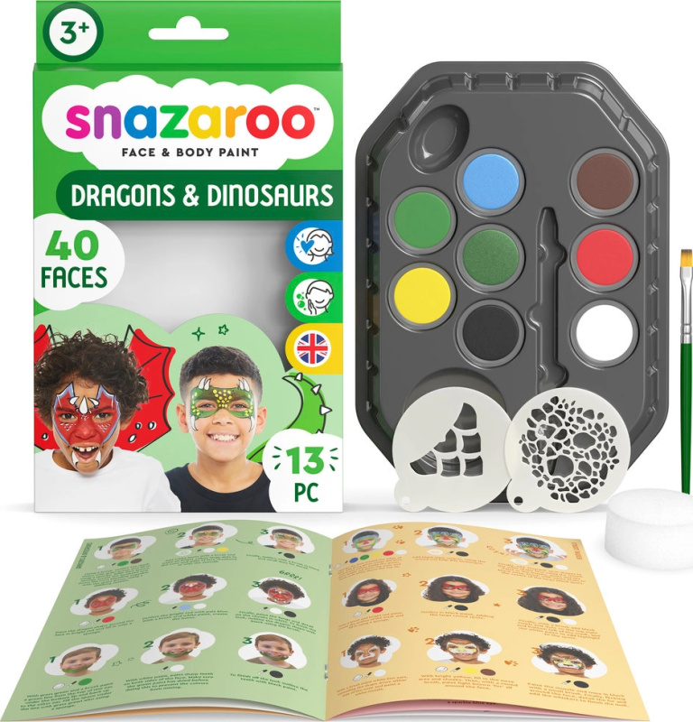 SMT Snazaroo sada obličejových barev - drak, dino