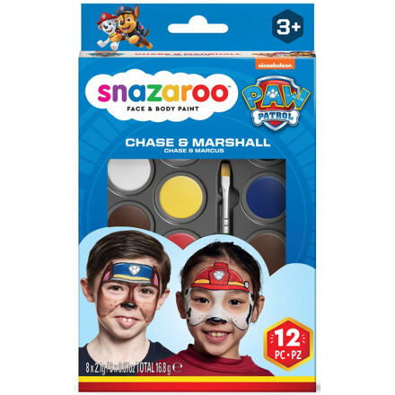 Snazaroo sada obličejových barev Tlapková patrola Chase a Marshall