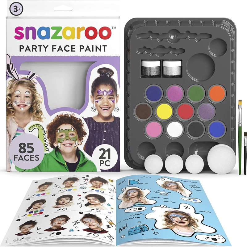 SMT Snazaroo obličejové barvy - Velká sada Party pack